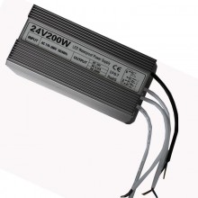 Top quality! CE Rosh Listed 24V8.3A IP67 Power Supply, 24V 200W LED Driver, 24V 200W Waterproof Switching Power Supply, 200W IP67 AC DC Adapter.